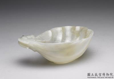 图片[2]-Jade half gourd cup with ram’s head, Muslim border regions-China Archive